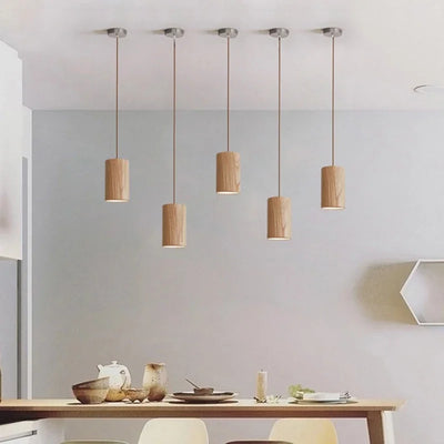 GlowNordic – Luxury Wooden Pendant Light for Interior Spaces